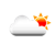 Symbol: Mäßig bewölkt